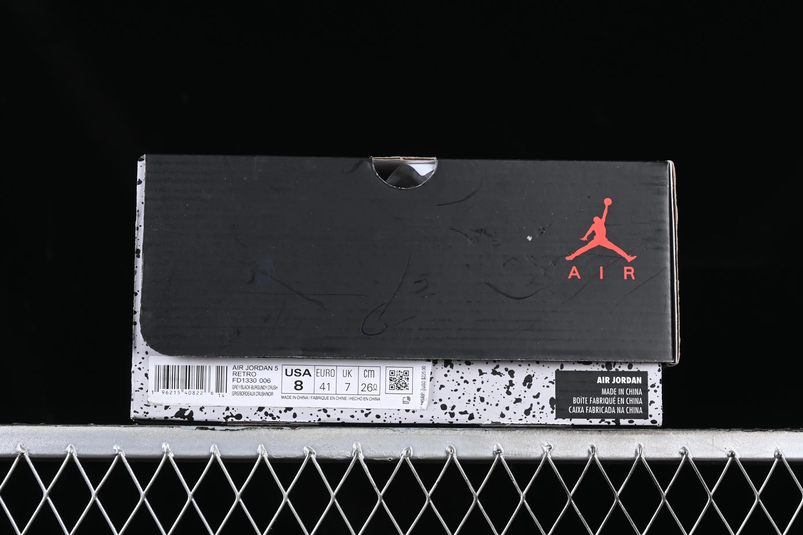 All categories Air Jordan Jordan series basketball shoes Air Jordan 5 A Ma Maniére x Air Jordan 5 "Black" AJ5 Joe 5 suede black FD1330-001